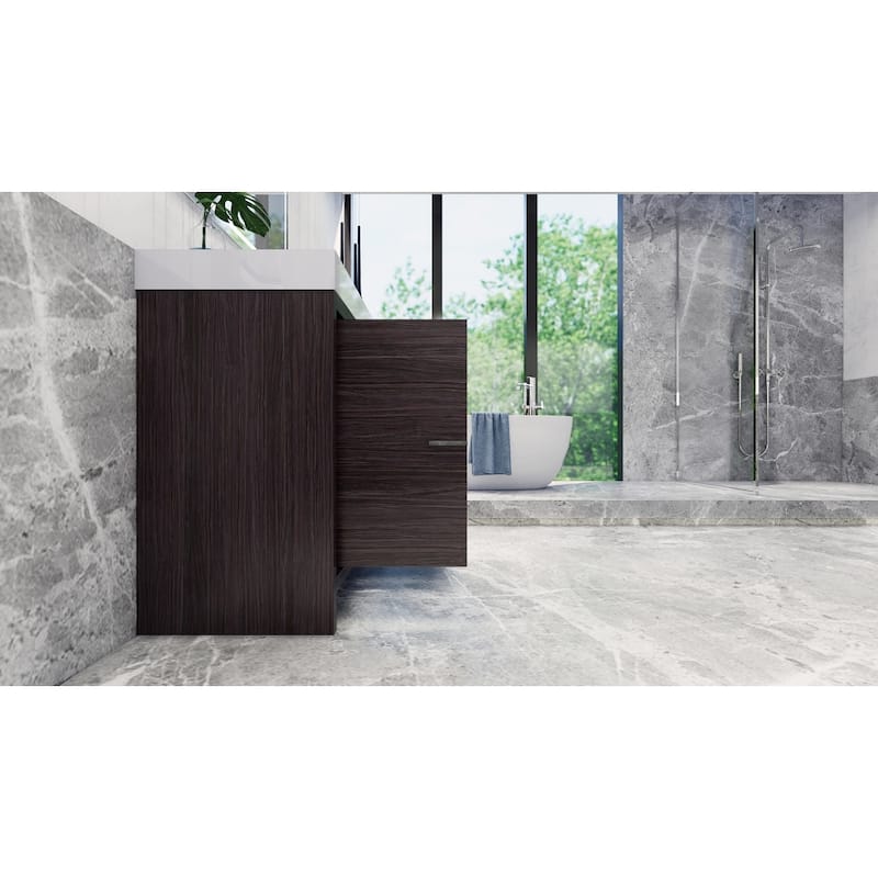 Dove 48'' Freestanding Vanity with Reinforced Acrylic Sink