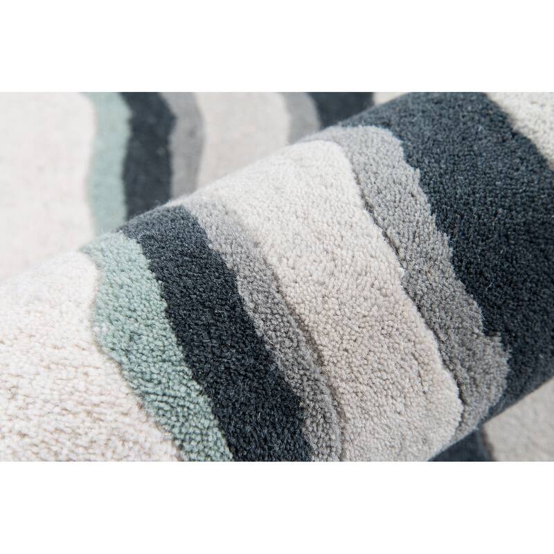 Novogratz by Momeni Delmar Agate Hand Tufted Wool Area Rug