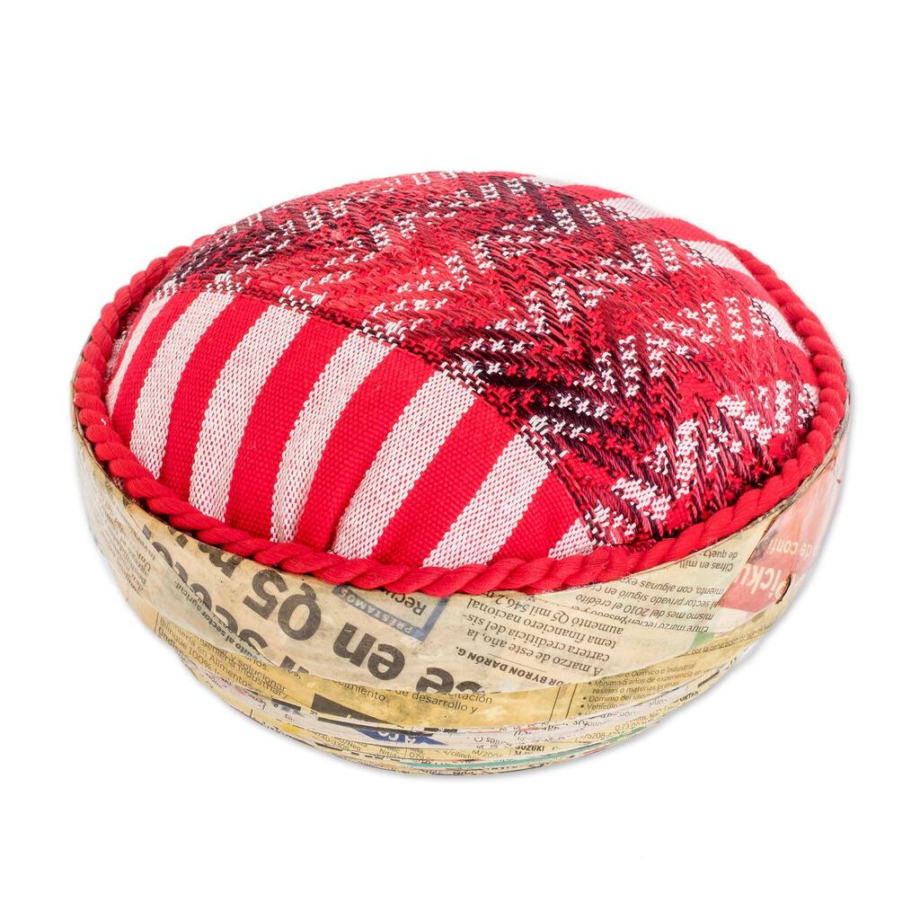 Handmade Recycled Paper 'San Lucas Toliman' Large Box (Guatemala) - 8.5"x5.5"