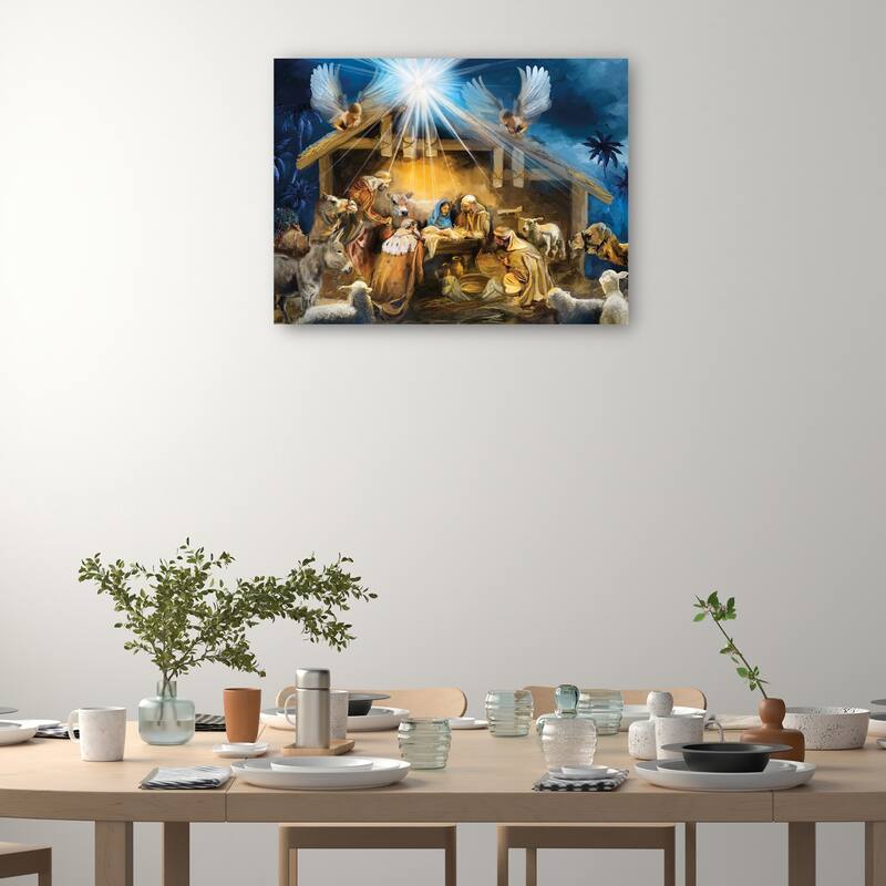 Nativity 2 By Studio Arts Canvas Art Print