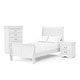 preview thumbnail 56 of 67, Furniture of America Mayday Modern Solid Wood 3-Piece Sleigh Bedroom Set
