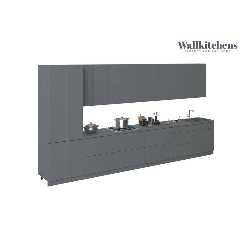 Kitchen Celestial Collection Gray Color Base Size 15Ft Wide - 182x24 - Silver