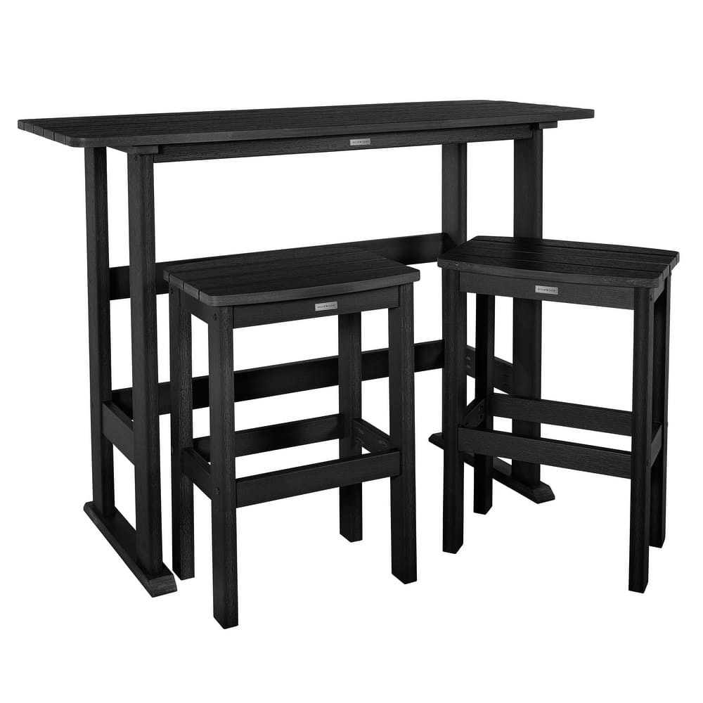 Lehigh 3-piece Outdoor Balcony Set - Bar-height