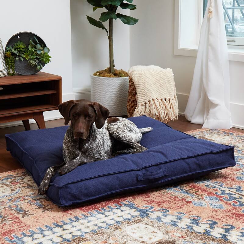 Milo Square Tufted Dog Bed