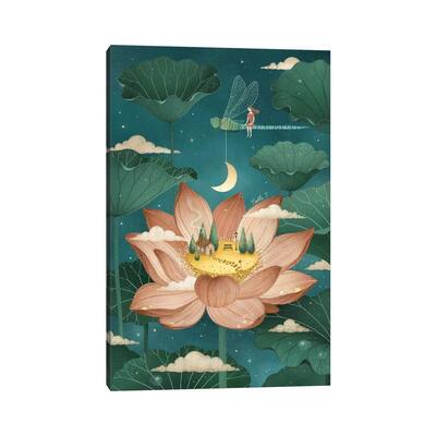 iCanvas "Tale Of A Lotus" by Noelle. T Canvas Print