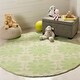preview thumbnail 2 of 19, SAFAVIEH Handmade Kids Ilme Wool Rug 6' Round - Beige/Green - Round