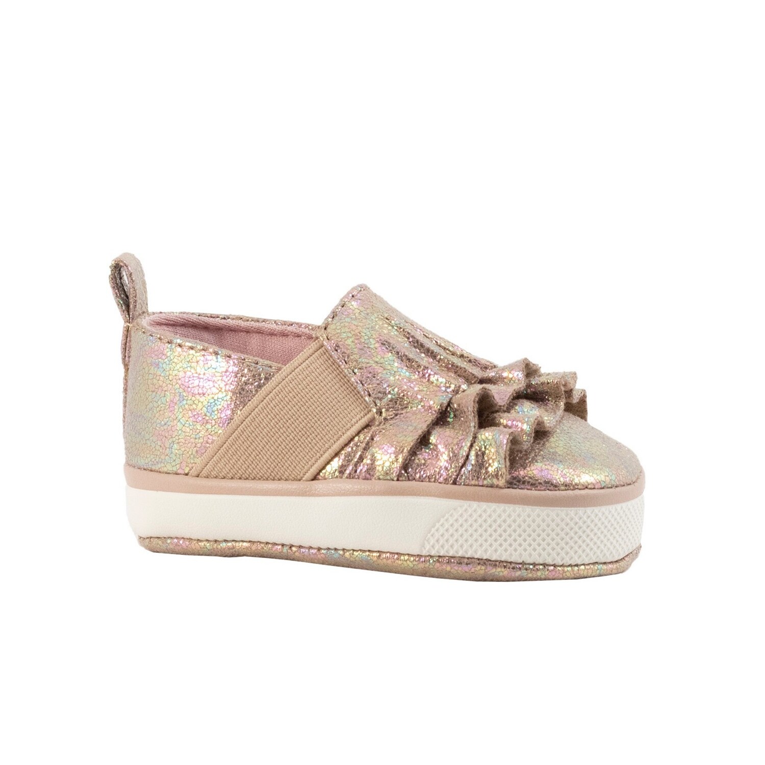 taupe baby shoes