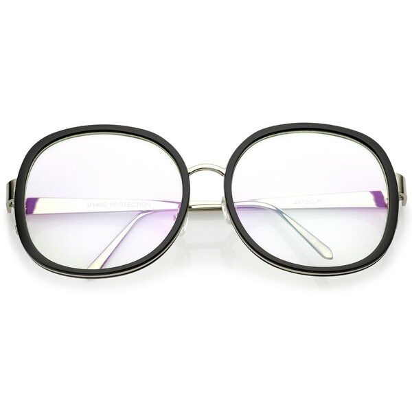 clear round eyeglasses