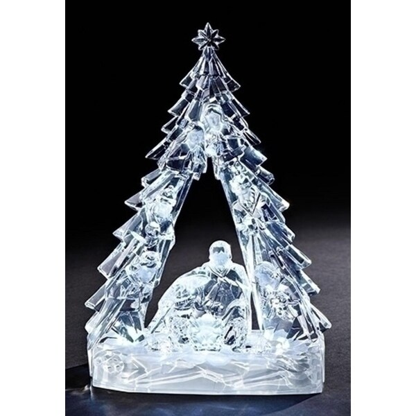 105 battery operated led lighted nativity tree christmas table top decoration - Battery Lighted Christmas Decorations 105 battery operated led lighted nativity tree christmas table top decoration - Battery Lighted Christmas Decorations