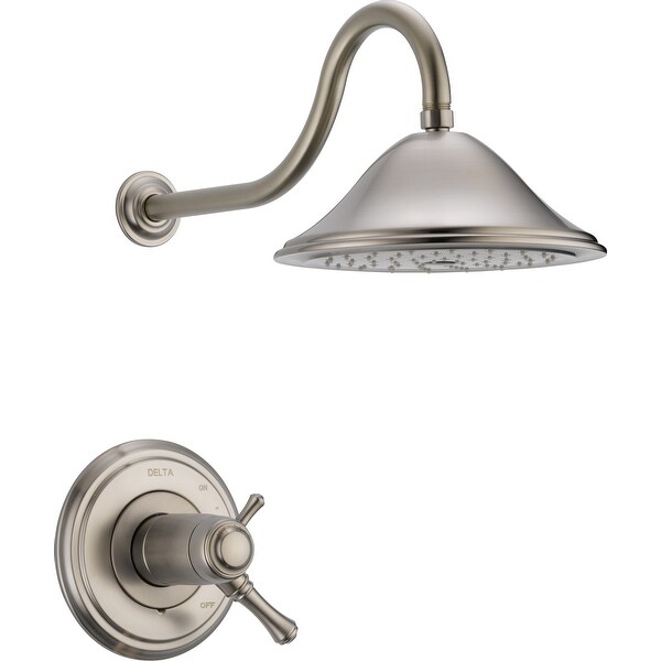 Delta T17T297 Cassidy TempAssure 17T Series Dual Function Thermostatic Shower Trim Package with Integrated Volume Control