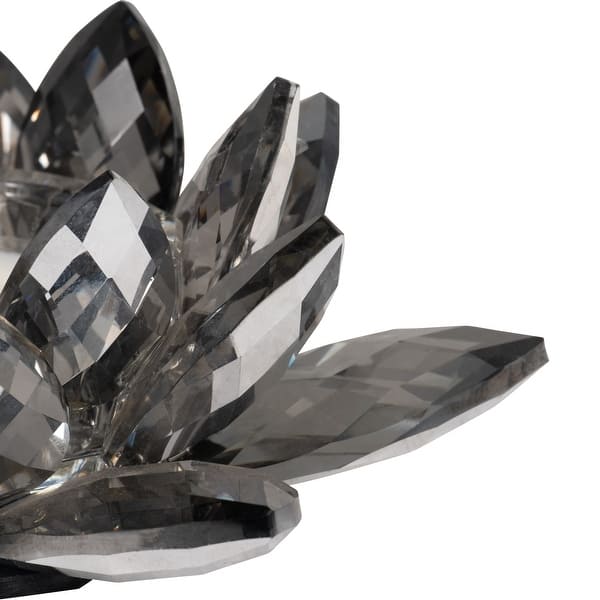 8.25 Elegant Black Decorative Holographic Candle Holder main image 0