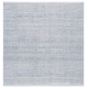 preview thumbnail 19 of 17, SAFAVIEH Whisper Ardiana Contemporary Stripe Fringe Rug 6'7" Square - Blue/Grey - Square