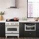 preview thumbnail 41 of 51, Autograph Edition 30" 4.0 cu. ft. Dual Fuel Range with Gas Stove and Electric Oven in Fingerprint Resistant Stainless Steel
