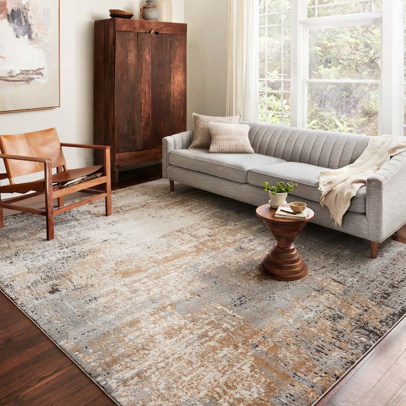 Alexander Home Charlotte Modern Abstract Area Rug - 2'-8" x 4' - Runner/Rectangle