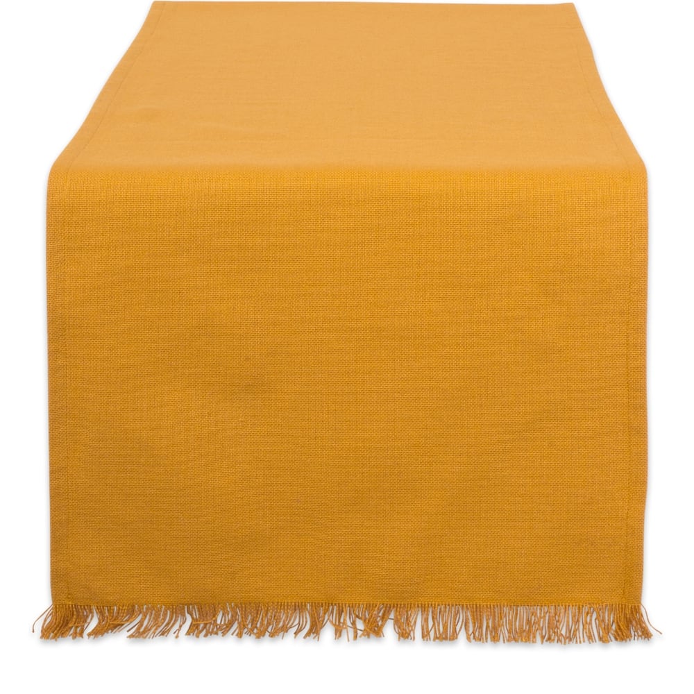 DII Heavyweight Fringed Table Runner