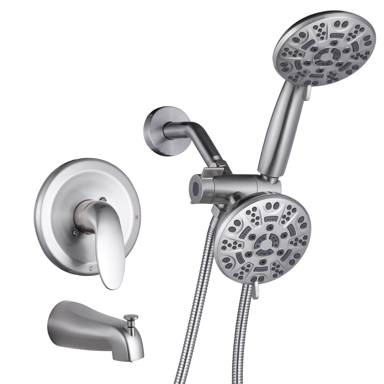 WOWOW Single Handle 1-Spray Tub and Shower Faucet