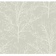 preview thumbnail 4 of 3, Seabrook Designs Piety Winter Branches Unpasted Wallpaper 27 in. W x 27 ft. L - Smoke
