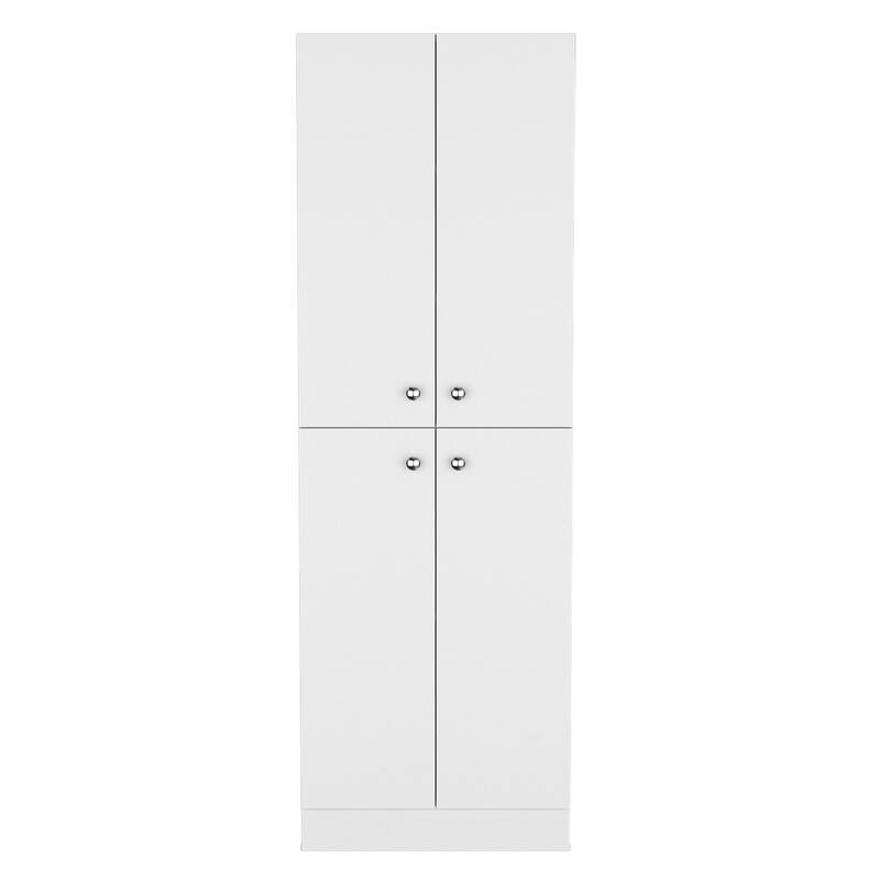 Kitchen Storage Cabinet 71" Height,with 4 Doors,5 Adjustable Shelves,Freestanding Cupboard for Dining Room