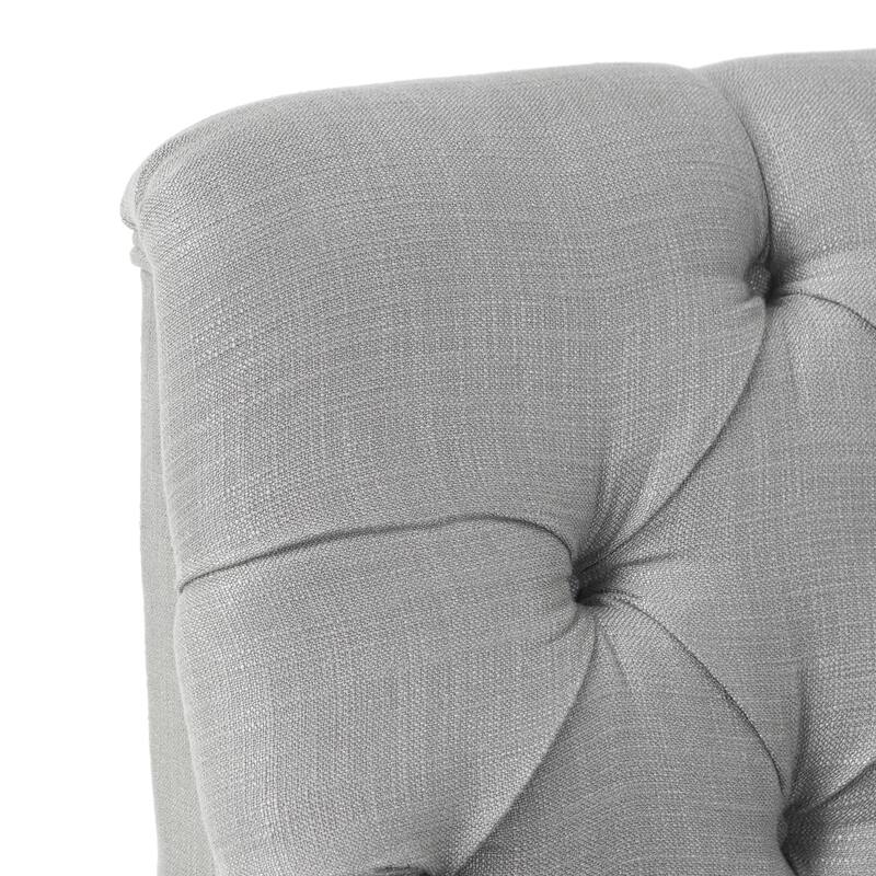 Nicole Polyester Blend Fabric Settee by Christopher Knight Home - 29.25"L x 43.75"W x 30.50"H
