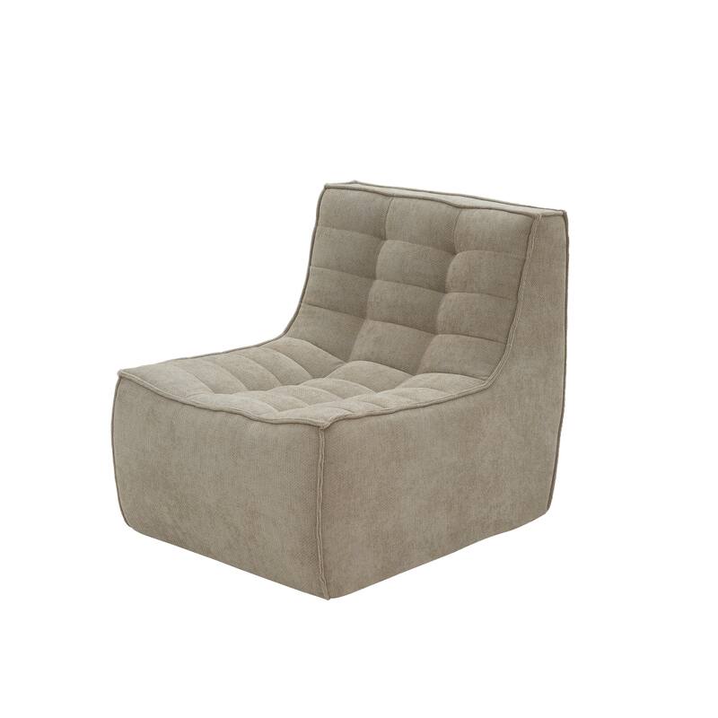 27.56'' Single Bean Bag Chair Lazy Floor Sofa Couch Fireside Chair