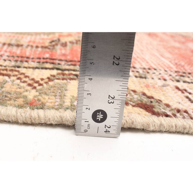 ECARPETGALLERY Hand-knotted Antalya Vintage Red Wool Rug - 2'11 x 9'2