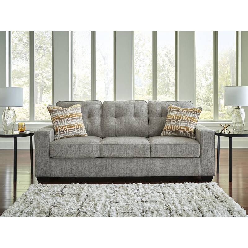 Signature Design by Ashley Fanciful Gray Sofa - 88" W x 40" D x 38" H