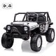 preview thumbnail 19 of 22, 24V 2 Seater Kids Ride On Car Truck with Remote Control, Kids Electric Vehicle White