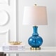 preview thumbnail 28 of 35, Edward 25" Glass LED Table Lamp, Mercury Silver/Brass Gold (Set of 2) by JONATHAN Y