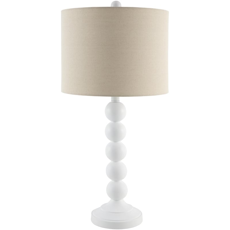 Livabliss Zelda Traditional Accent Table Lamp - White/Beige