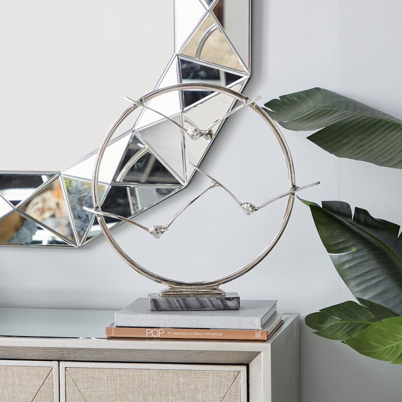 Aluminum Modern Sculpture Bird 18 x 19 x 5 - 19 x 5 x 18Round