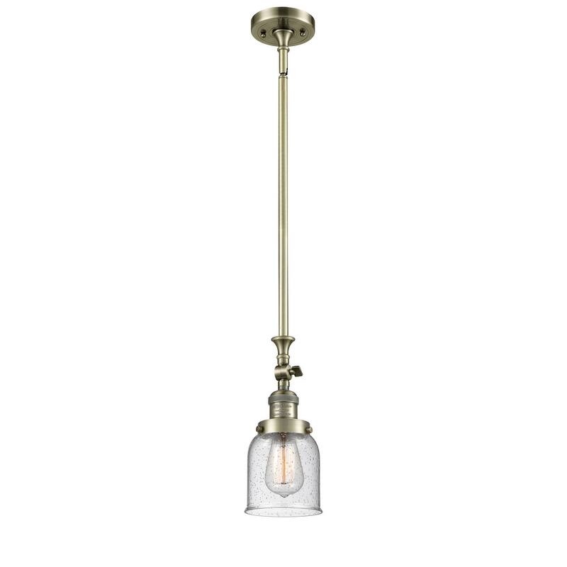 Innovations Lighting Small Bell 5" Wide Adjustable Mini Pendant