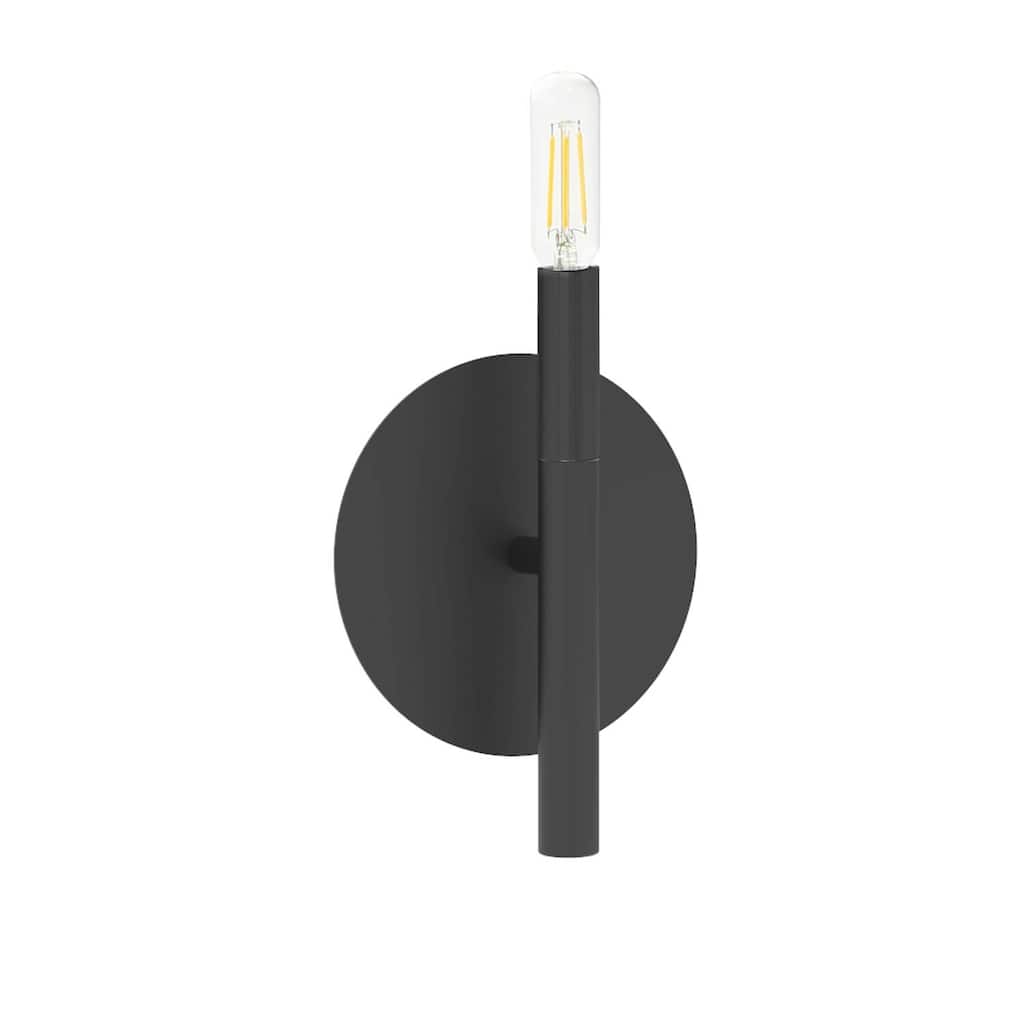 Wall Sconce Lighting 1 Light Matte Black Modern Wall Lamp Home Decor - 8.5