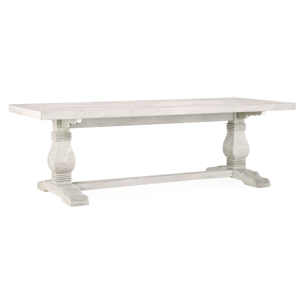 Classic Home Caleb 94" Solid Wood Farmhouse Dining Table