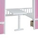 preview thumbnail 20 of 18, Twin over Twin Bunk Bed With Changeable Table,Conversation Desk
