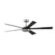 Option Brushed Nickel - Black Blades