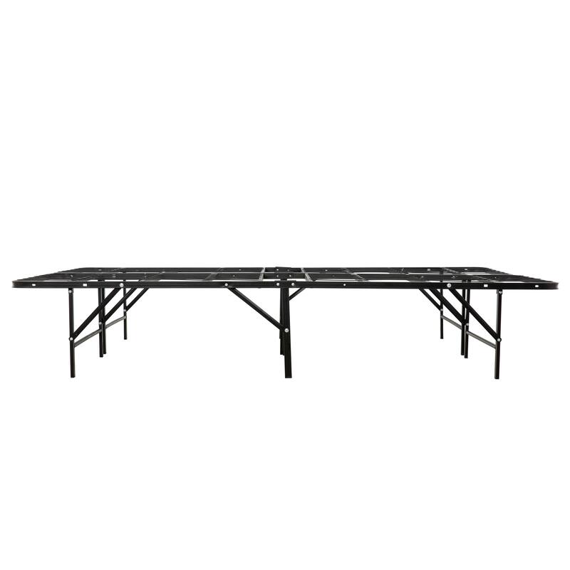 Queen Size Metal Open Frame with 14" Underbed Storage