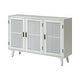 preview thumbnail 16 of 41, Gius Contemporary Multifunctional Manufactured Wood Frame Sideboard with Beech Wood Doors by HULALA HOME