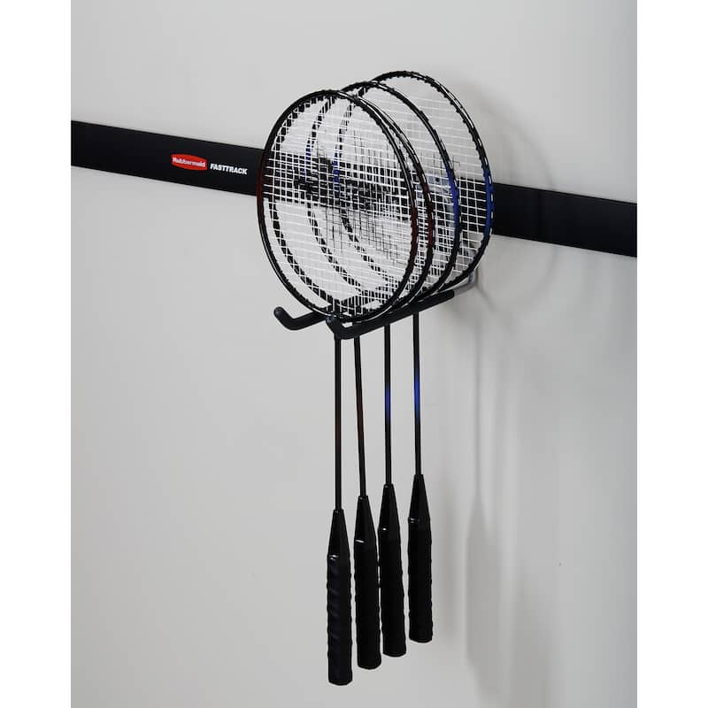Rubbermaid Fast Track Wall Mounted Garage Storage Utility Multi Hook (16 Pack) - 1.78