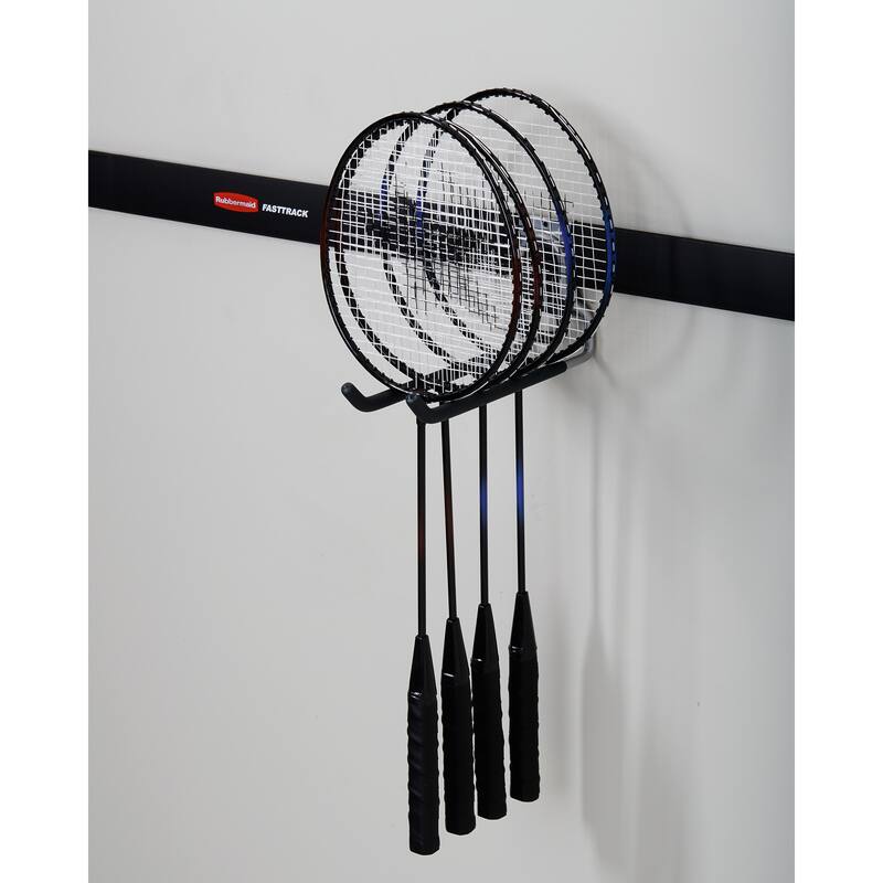 Rubbermaid Fast Track Wall Mounted Garage Storage Utility Multi Hook (6 Pack) - 11.55
