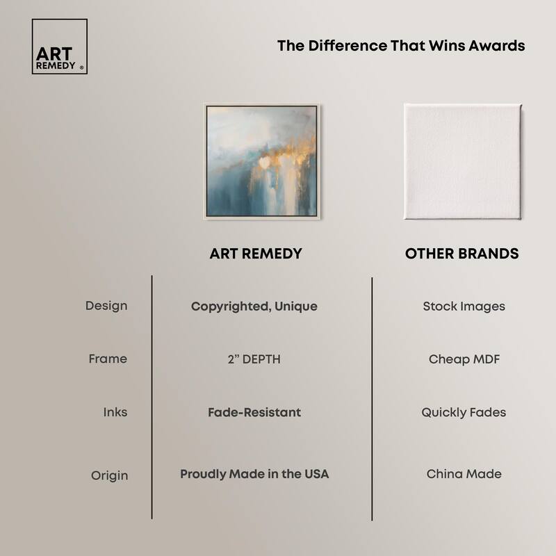 Golden Tears II Canvas by Art Remedy