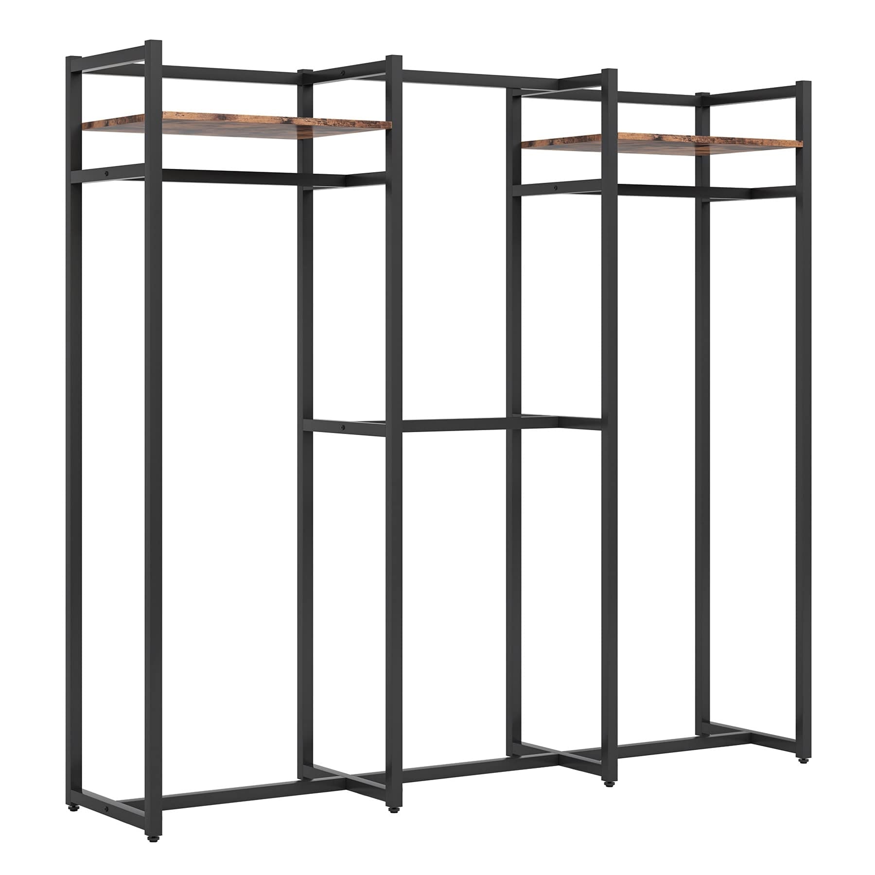 GOCHUSX Garment Rack, Underwear Display Stand, Free Standing Hanging  Clothes Shelf，Storage Shelves For Hanging Clothes, Easy To Install (Color :  Black, Size : 120X40X135CM) : : Home