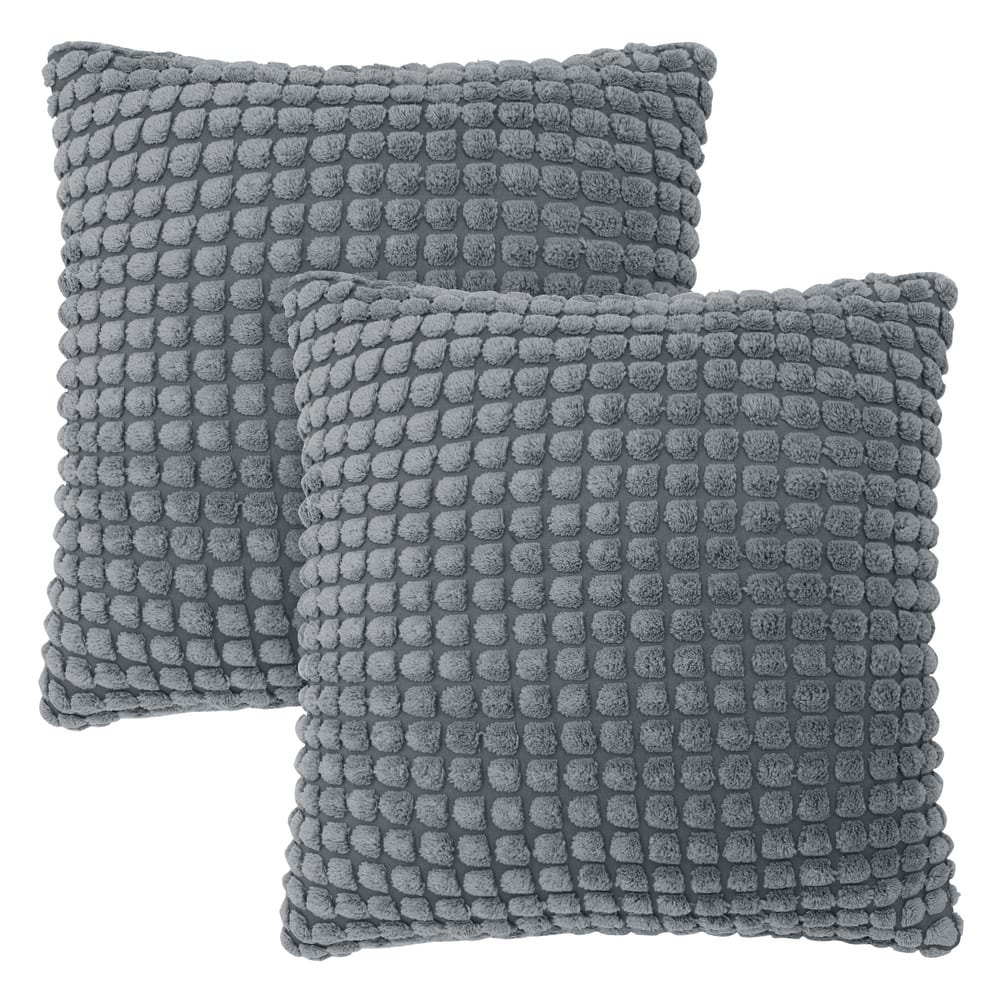 Deconovo Corduroy Throw Pillow Covers 2 PCS(Cover only)