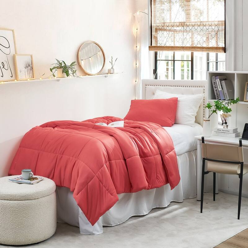 As Cool as the Other Side of the Pillow - Coma Inducer Oversized Comforter Set - Twin XL - Paprika