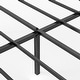 preview thumbnail 5 of 10, Priage by ZINUS Black Metal Canopy Platform Bed Frame