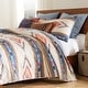 preview thumbnail 2 of 7, Greenland Home Fashions Cheyenne Spirit Cotton-Rich Boho Quilt Set