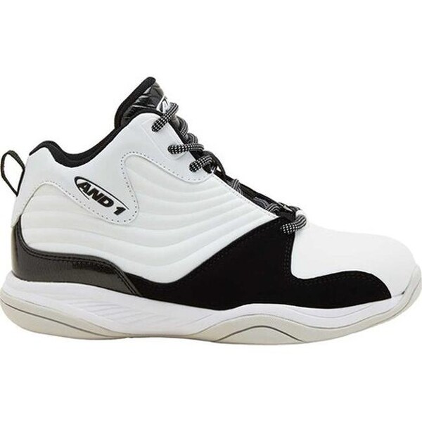 Shop AND1 Boys� Cyclone Basketball Shoe White/Black