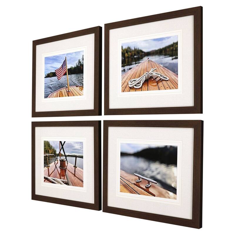 Peaceful Lake S/4 Framed Art Exclusive Giclee Under Glass