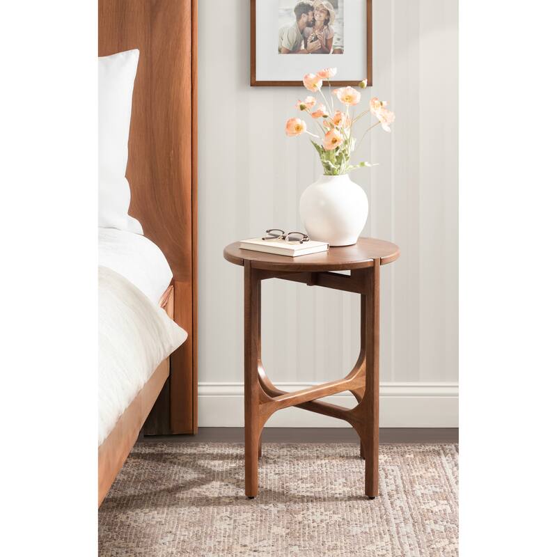 Kate and Laurel Kroscove Wood Side Table