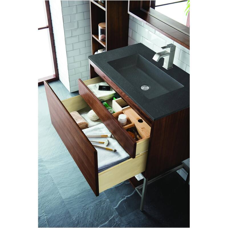 James Martin Vanities 805-V31.5-CB-CH Mantova 32" Single Basin Poplar