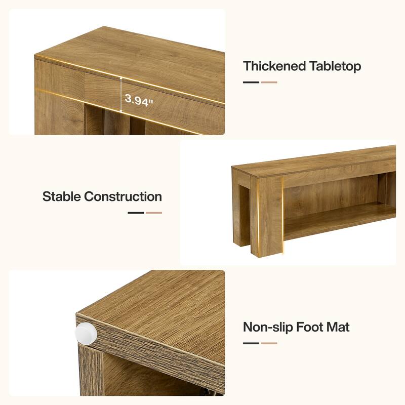 TV Stand for 60/65/75-Inch TVs, 63" Entertainment Center